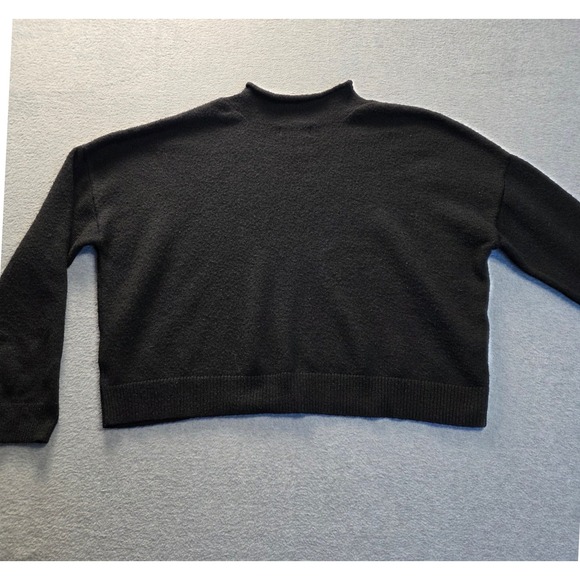 Sonoma Goods For Life Sweaters - Sonoma Goods For Life Womens Small Mock Neck Sweater Black Knit Relaxed Fit